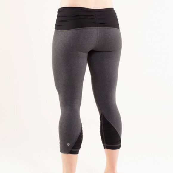 Lululemon Embrace Crop Heathered Deep Coal… - Picture 3 of 11